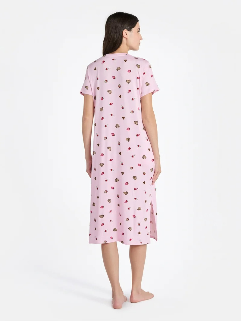 Way to Celebrate Women's Midi Chemise, Sizes S to 3X | Walmart (US)