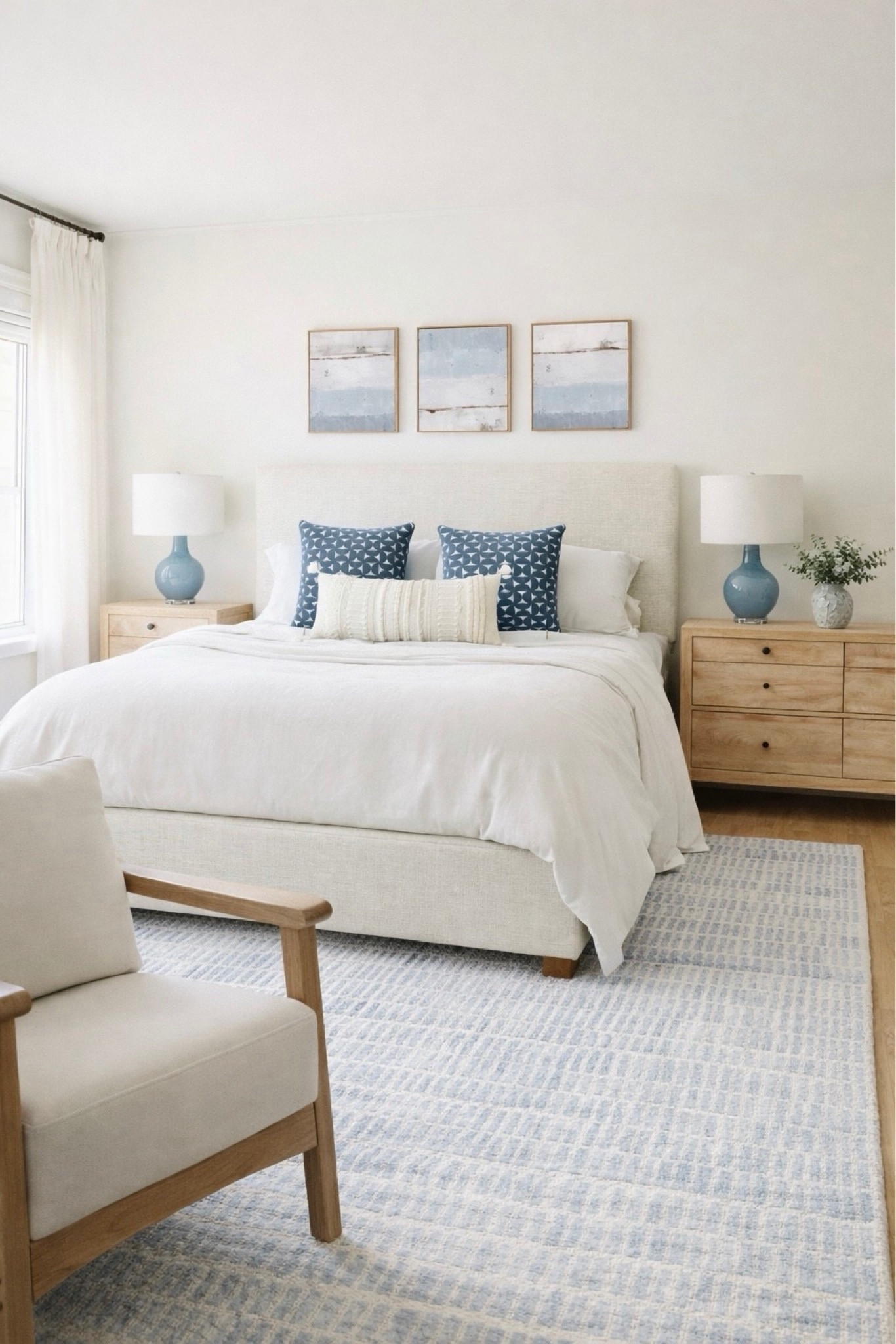 Home Design Ideas: Master Bedroom, Soft Blue Coastal Bedroom with Light Wood Furniture 

coastal bedroom decor, coastal bedroom ideas, beach house bedroom, neutral coastal decor, blue and white bedroom, coastal bedding, upholstered headboard bed, neutral bedroom furniture, light wood bedroom furniture, coastal nightstands, modern coastal bedroom, coastal farmhouse decor, beach inspired bedroom, airy bedroom design, soft blue bedroom accents, coastal wall art, layered bed pillows, textured neutral bedding, coastal area rug, light wood dresser, coastal table lamps, coastal home decor, serene bedroom aesthetic, relaxed coastal style, bright neutral bedroom, coastal interior design

#LTKHome