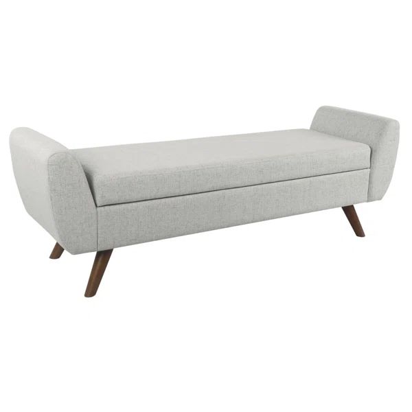 Amsi Upholstered Flip Top Storage Bench | Wayfair North America