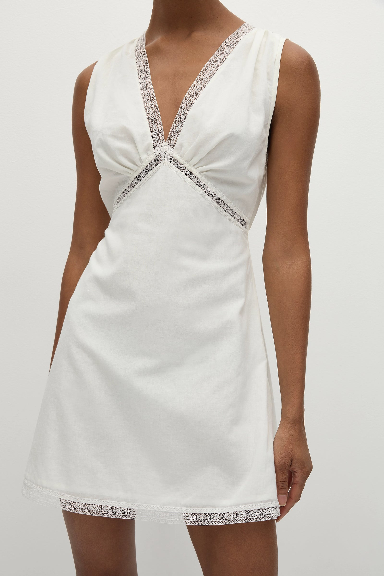 Denise Mini Dress White | Faithfull (AU)