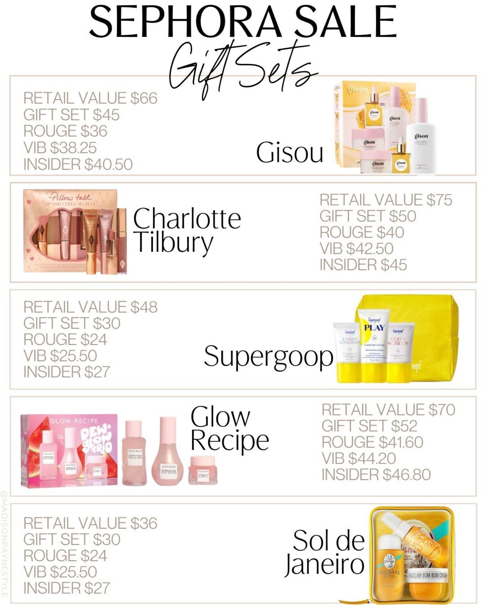 SEPHORA SALE EVENT💄 starts today April 5th and ends Monday the 15th. Rouge status begins today (with a 20% discount), and both VIB (15% off) and Insider (10% off) start on the 9th 🤑Bonus, Sephora Collection is 30% off for EVERYONE starting today, the 5th! To redeem this offer, make sure to use code YAYSAVE at checkout!  🫶

Sephora, Sephora Sale, Sephora Spring Sale, Beauty, Makeup, Beauty Sale, Sale Finds, Madison Payne

#LTKsalealert #LTKbeauty #LTKxSephora