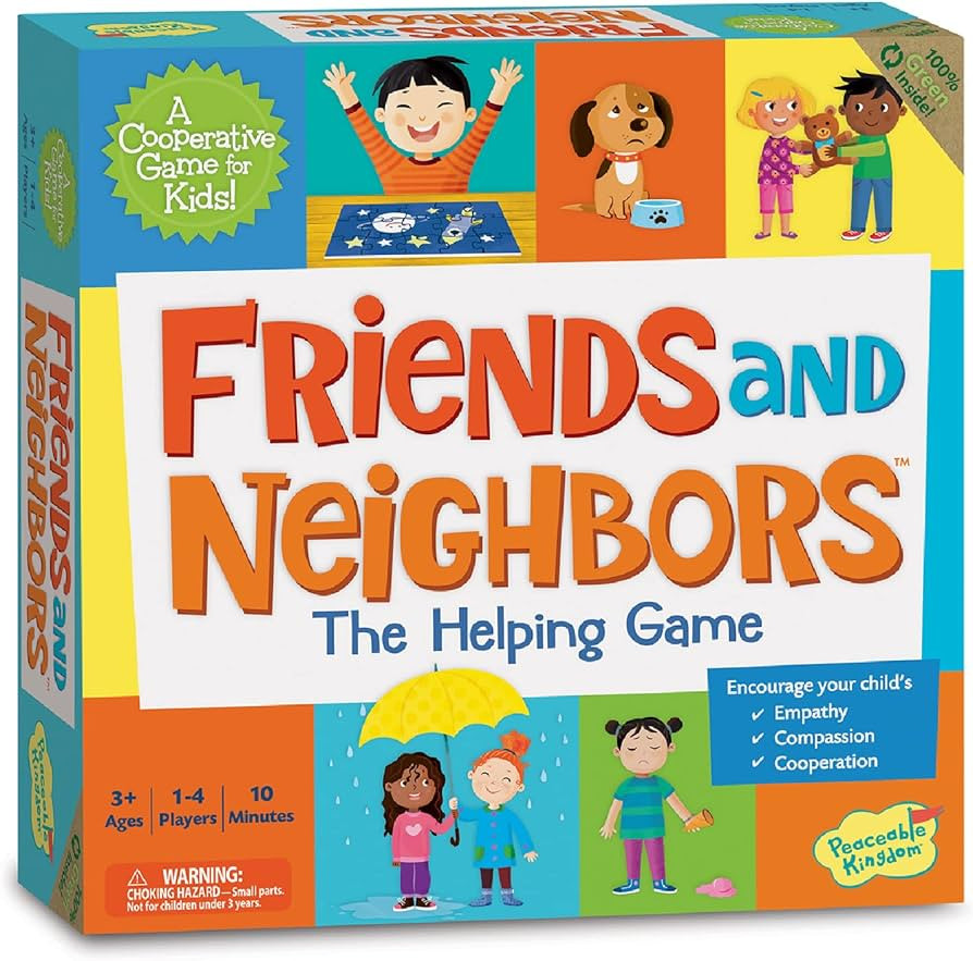 Peaceable Kingdom Friends and Neighbors: The Helping Game Emotional Development Cooperative Game ... | Amazon (US)