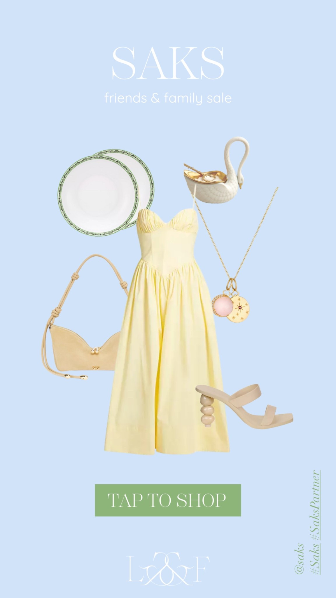 The @Saks Friends & Family sale started today, and I am rounding up my top picks for Spring. Bring on all the garden parties! (Sale details: Take 25% off select new arrivals and 20% off select jewelry through 3/25. 
#Saks #SaksPartner 

#LTKSaleAlert #LTKParties #LTKSpringSale