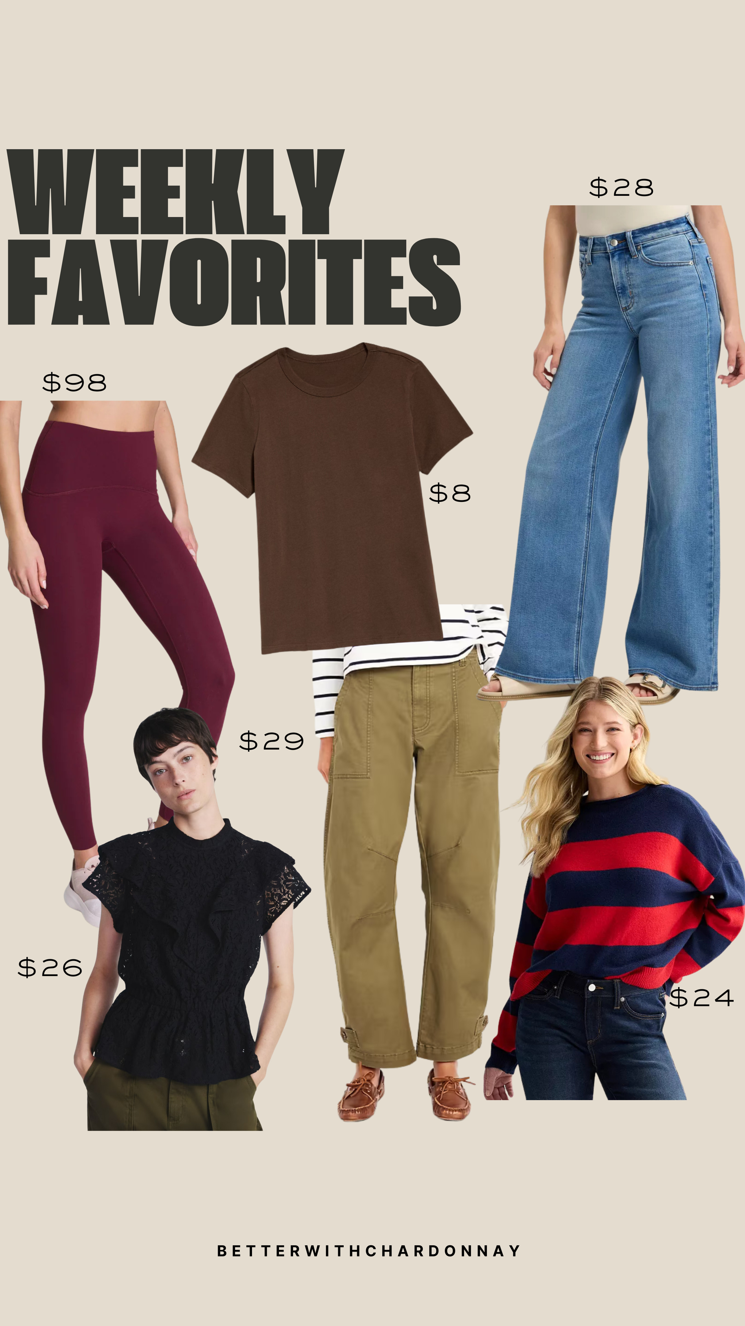 Our weekly favorites! 

weekly favorites, walmart fashion, walmart finds, denim jeans, old navy, mom style 

 #LTKSeasonal #LTKFindsUnder50 #LTKFindsUnder100