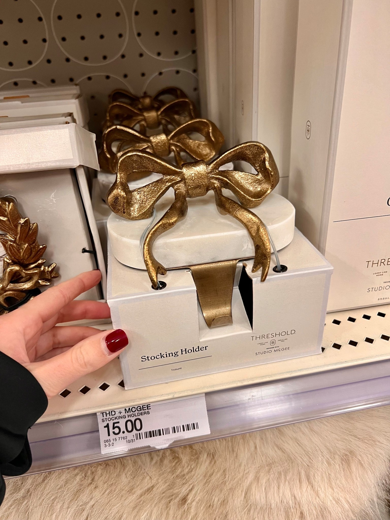 The cutest bow stocking holders! 🎄

#LTKGiftGuide #LTKHoliday #LTKSeasonal