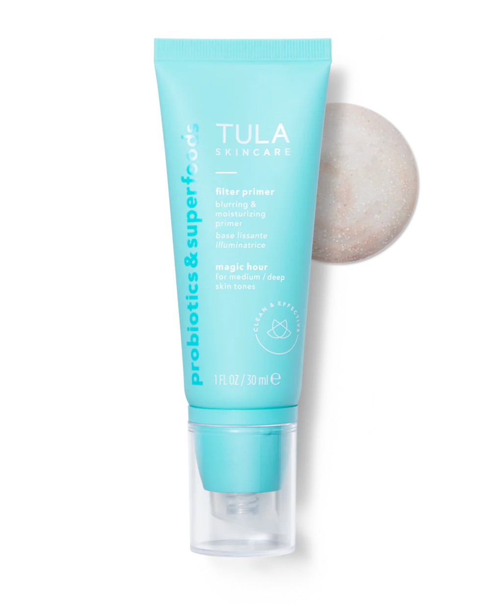 tinted blurring primer - magic hour - medium/deep | Tula Skincare