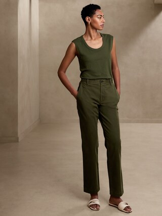 High-Rise Authentic Chino | Banana Republic Factory