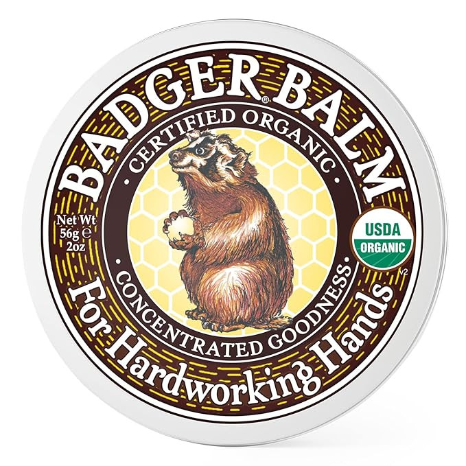 Badger - Hardworking Hands Healing Balm, Aloe Vera & Wintergreen, Working Hand Balm, Balm, for Dr... | Amazon (US)