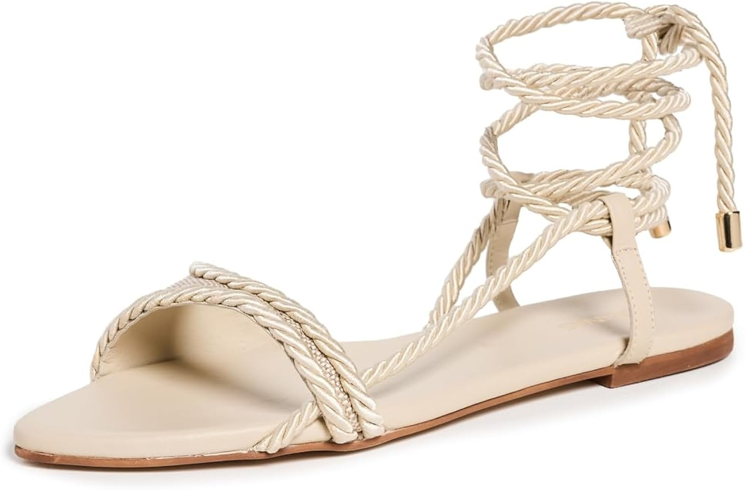 KAANAS Women's Alenna Asymmetrical Ankle Wrap Sandals, Beach Resort Sandals, Vacation Shoes,  | Amazon (US)