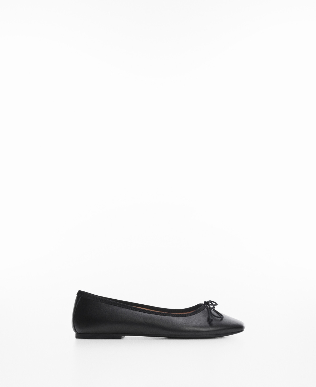 Mango Women's Bow Leather Ballerinas | Macys (US)