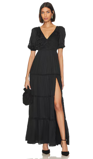 Kalena Maxi Dress in Black Night | Revolve Clothing (Global)