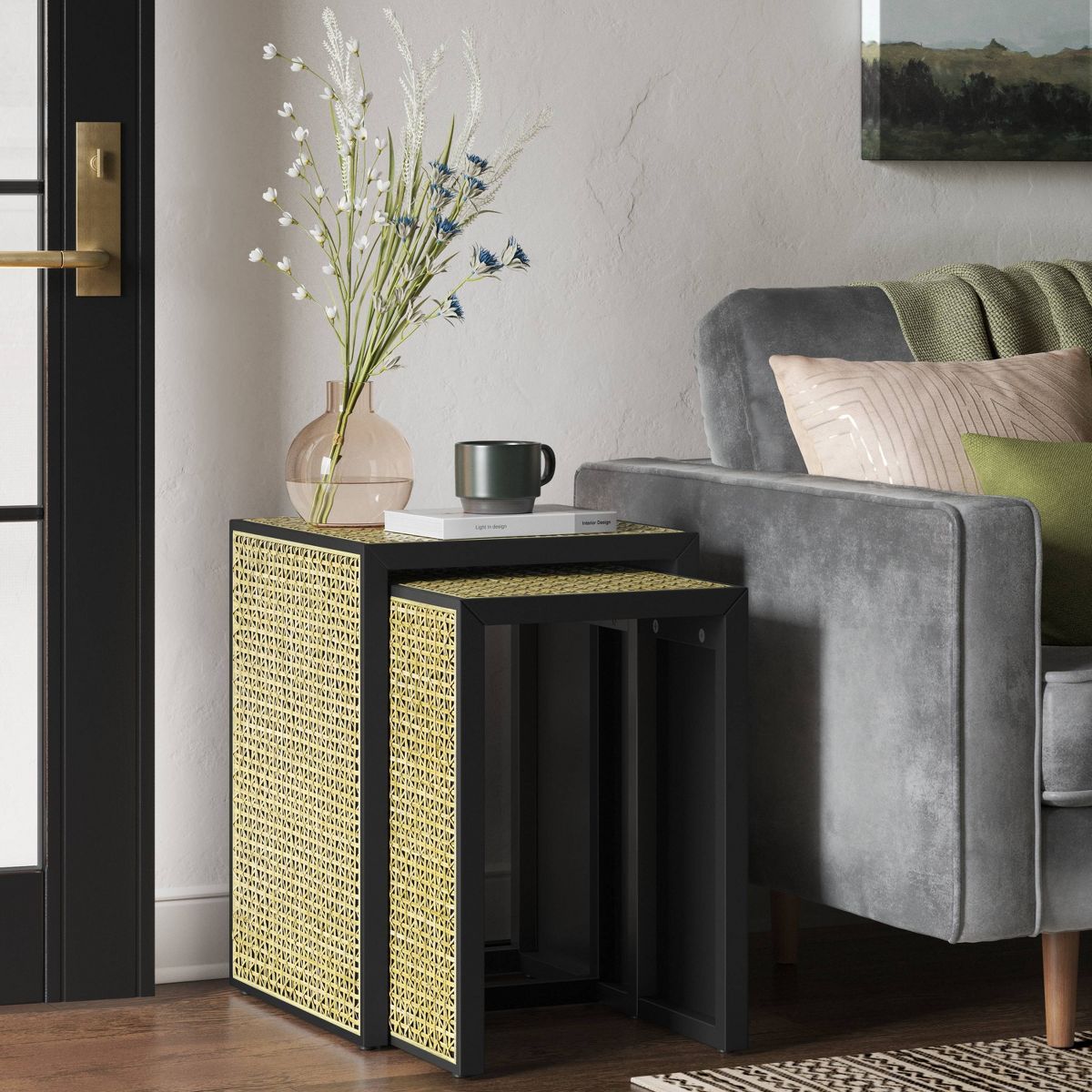 Nesting Accent Table Black - Threshold™ | Target