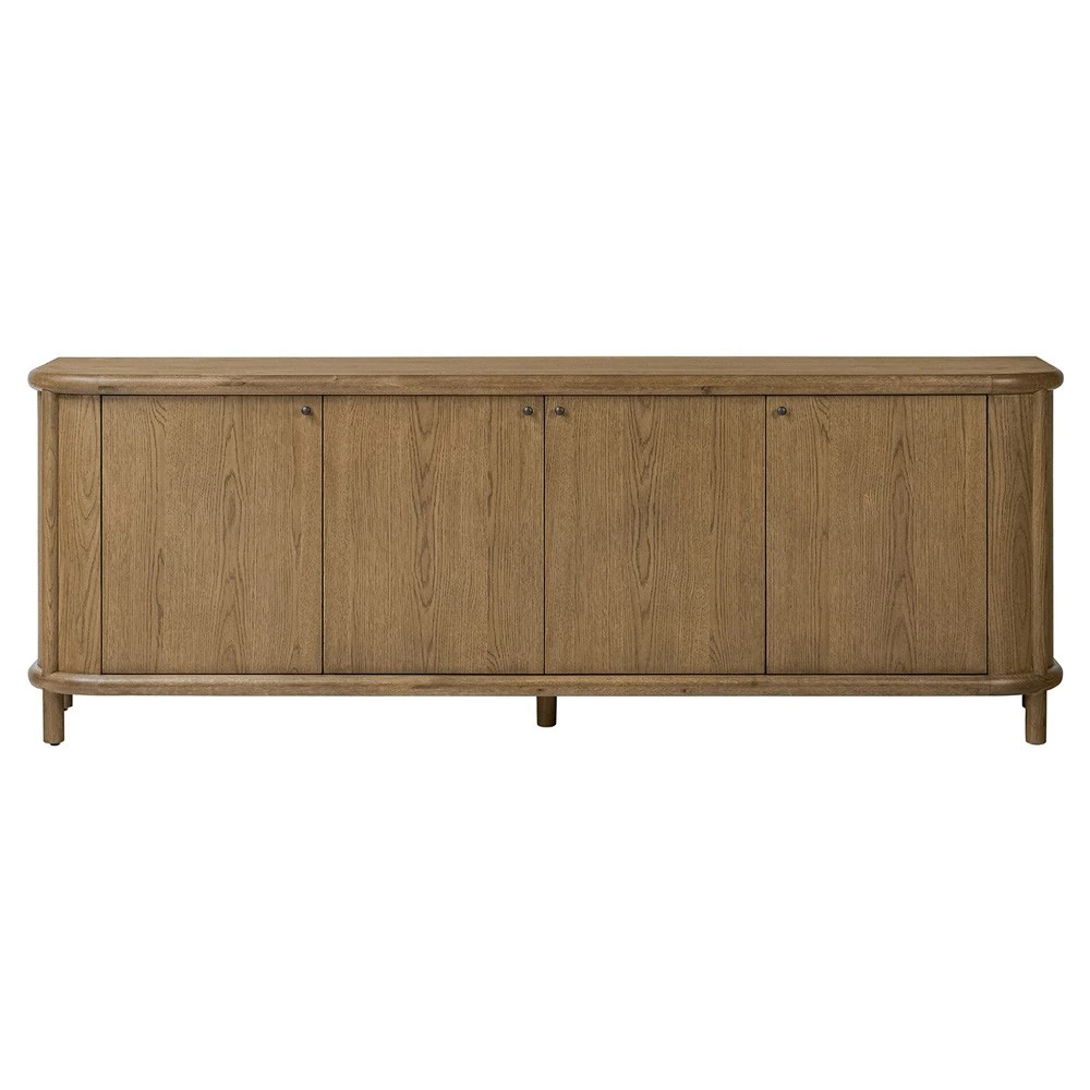 Bonnie Rustic Lodge Brown Oak Sideboard | Kathy Kuo Home