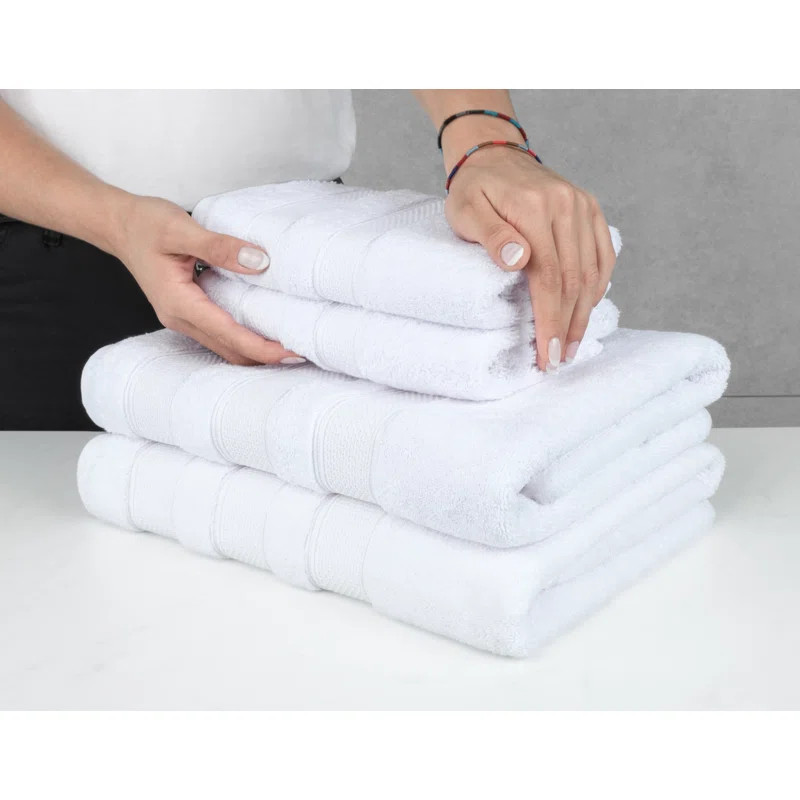 Karani Luxury Extra Soft 100% Cotton Turkish 6 Piece Bath Towel Set | Wayfair North America