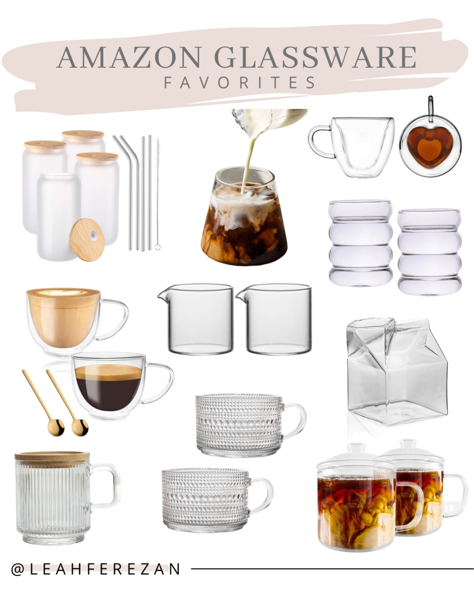 Some of my favorite glassware from Amazon! 

#LTKFind