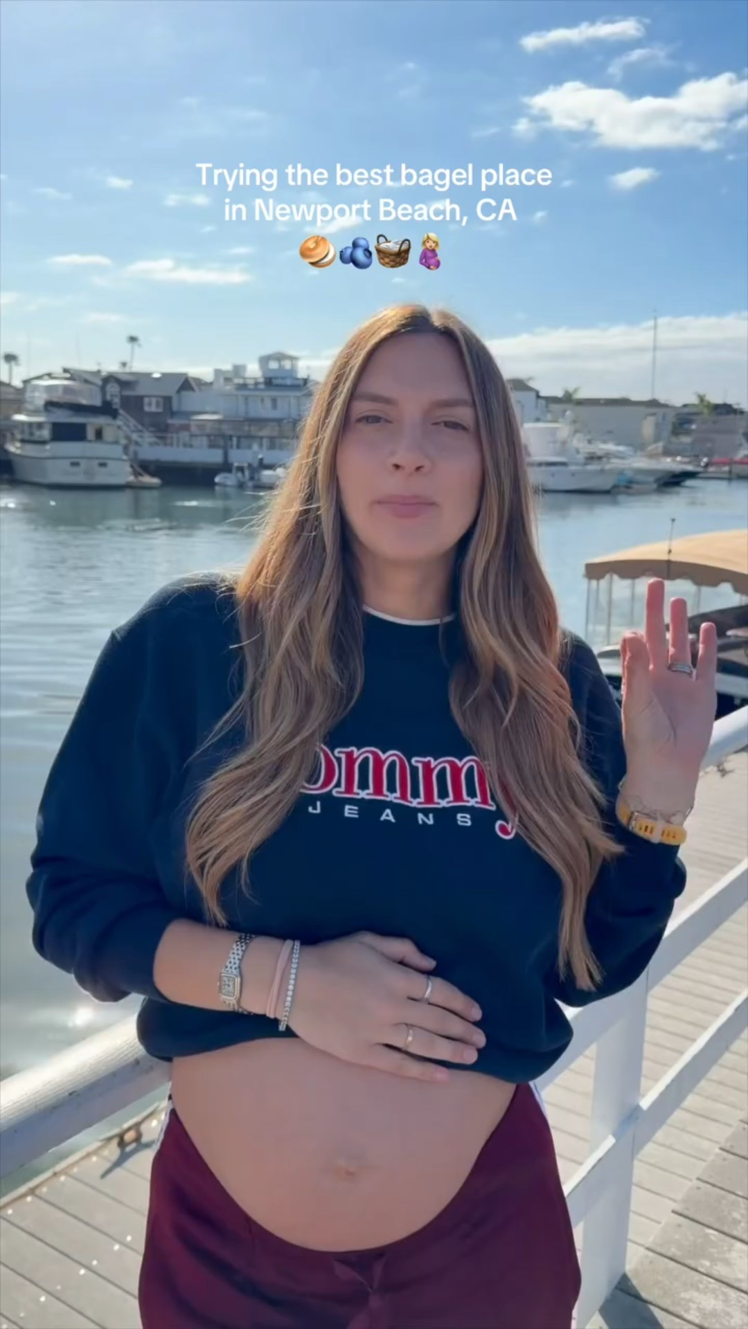 Sunday morning bagel run outfit with the family!!! bump outfit of the day - pants are from amazon and “tall"

#LTKBump #LTKvlog #LTKTall