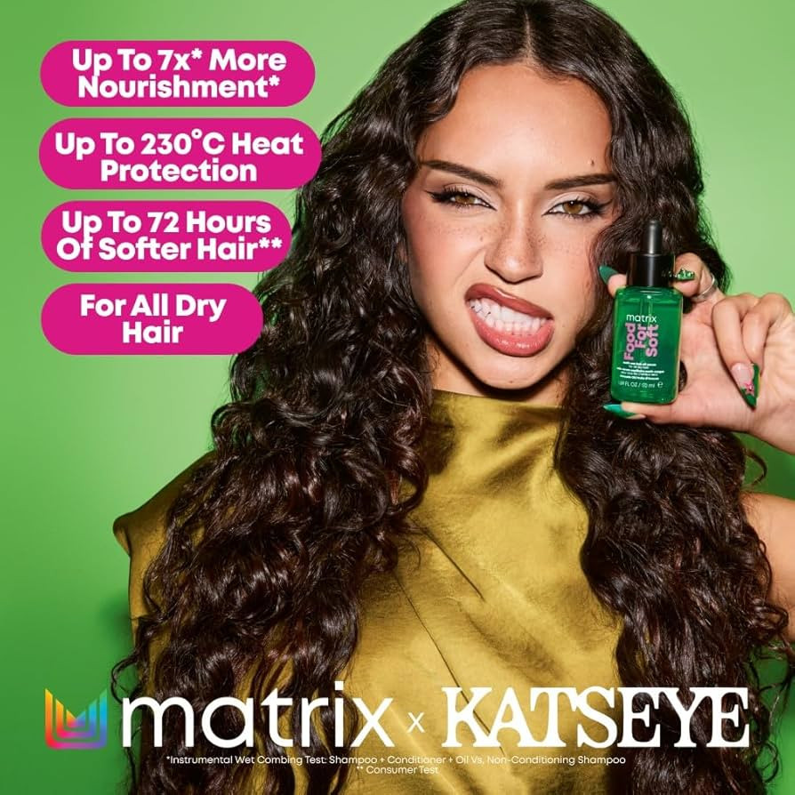 Food For Soft Hair Serum Oil For Dry, Brittle, and All Hair Types - Softens, Smooths, and Adds Sh... | Amazon (UK)