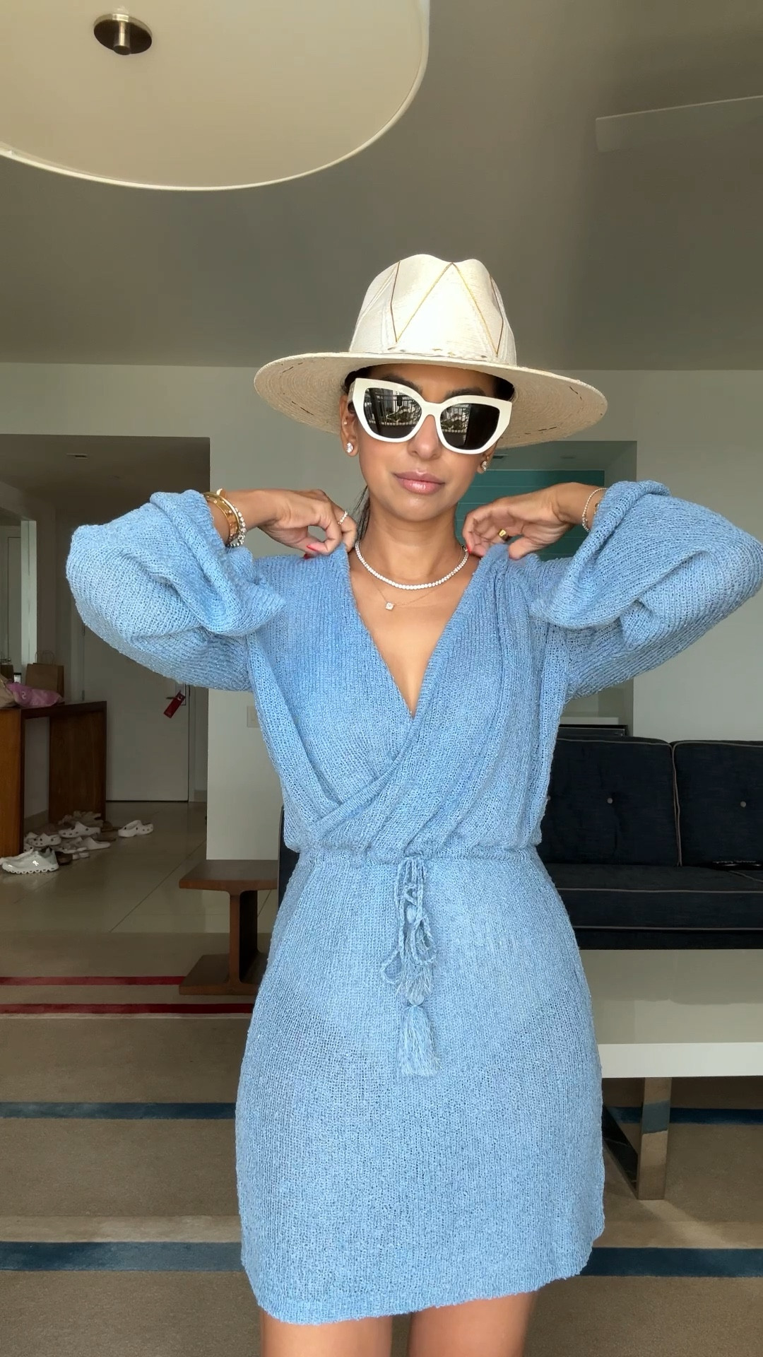 I love the flattering cut of this one piece swimsuit, a very flattering fit. Runs TTS I'm in the small for size ref & I followed the sizing chart.  Coverup is such a pretty color & great quality, I'm in the XS for ref

#LTKStyleTip #LTKSwim #LTKSeasonal