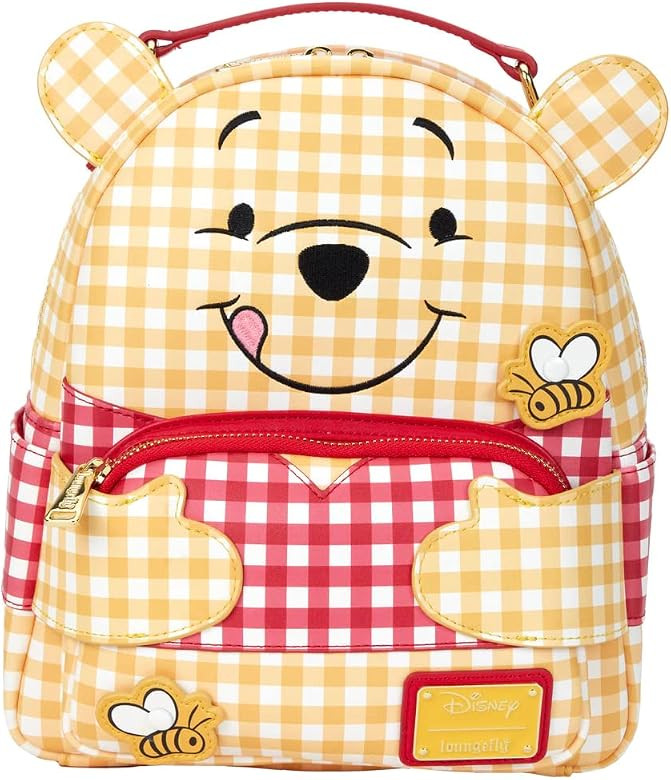 Loungefly Disney Winnie the Pooh Gingham Mini Backpack | Amazon (US)