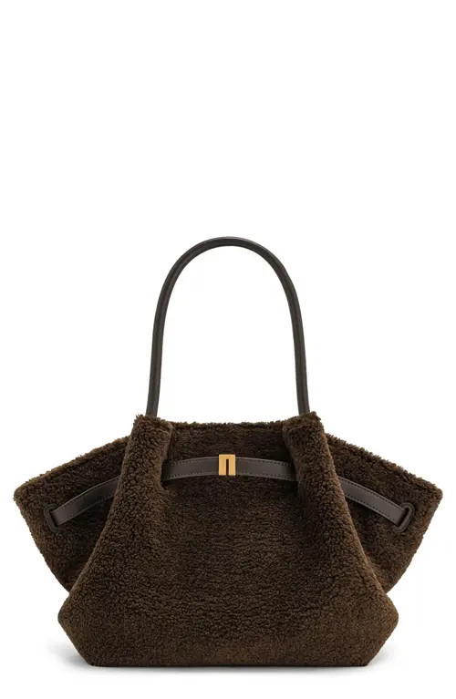 JW PEI Medium Hana Faux Fur Tote in Mocha Brown at Nordstrom | Nordstrom