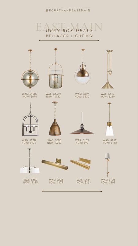 INCREDIBLE open box deals today at bellacor. the smokebell pendants are a STEAL

#LTKsalealert #LTKhome