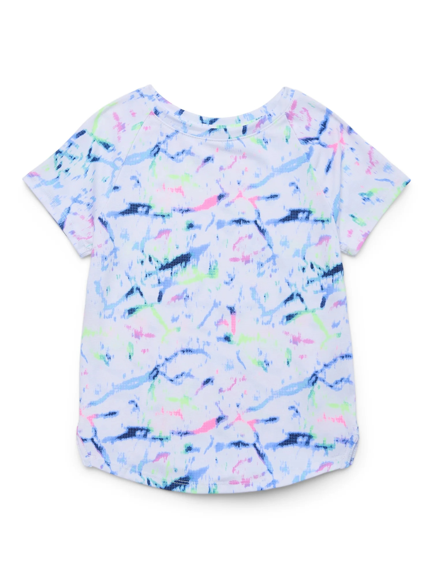 Athletic Works Girls Active Tee with Short Sleeves, Sizes 4-18 & Plus - Walmart.com | Walmart (US)