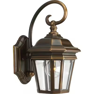 Progress Lighting Crawford 1-Light 12.5-in H Oil-Rubbed Bronze Led Outdoor Wall Light | Lowe's