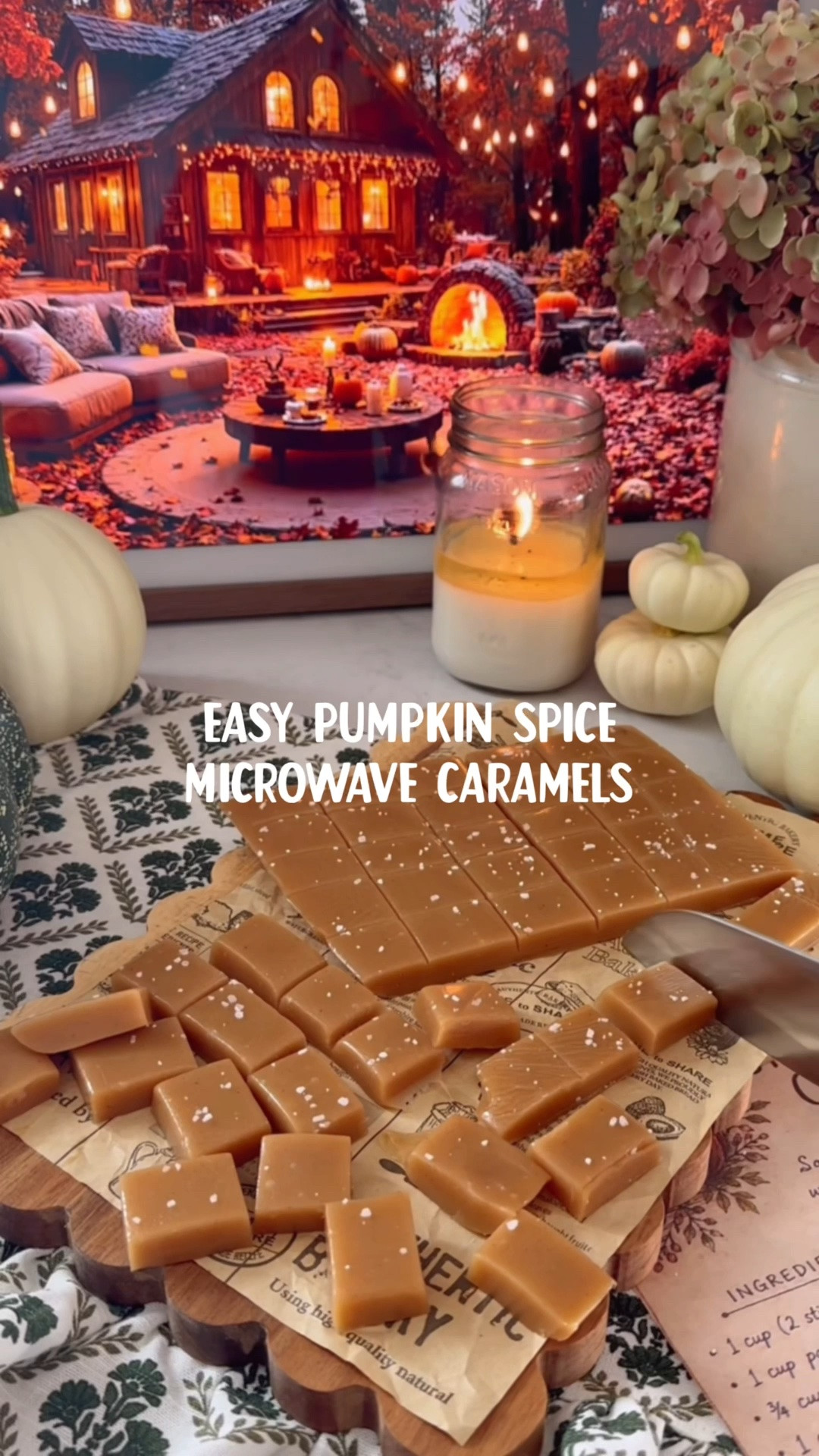 You will love this recipe! You can find it on Handmadefarmhouse.com (search pumpkin spice caramels), I’m also linking my favorite supplies and other items from this post below! 🍁🤎

#LTKSeasonal #LTKfoodie #LTKHome