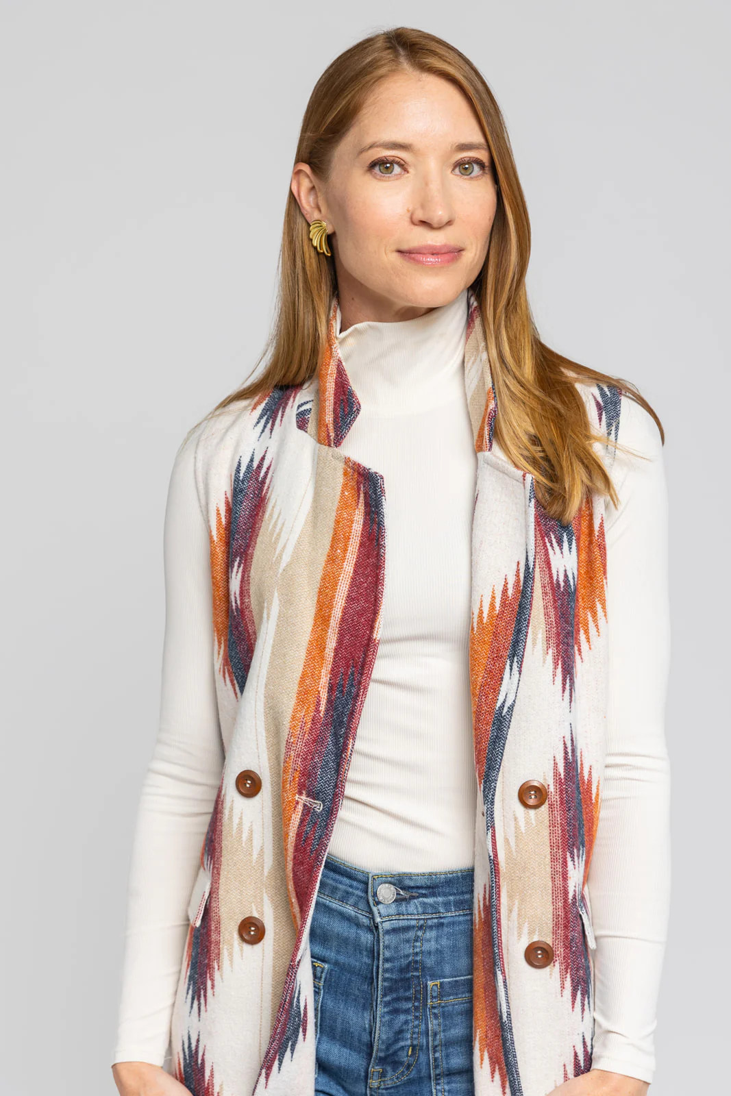THE SONORA DOUBLE BREASTED VEST | Modafleur