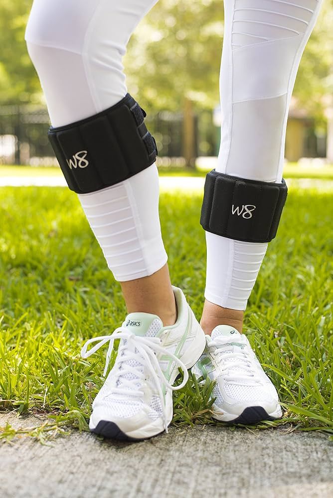 W8FIT Adjustable Ankle Leg Weights (up to 2.5 lbs per ankle) | Amazon (US)