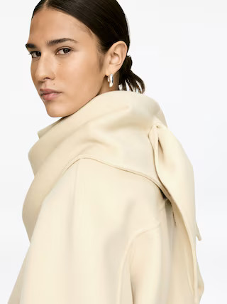 Triangle Wool Scarf – Off White – Women – ARKET GB | Arket UK