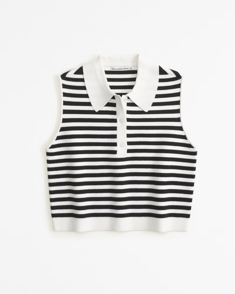 LuxeLoft Collared Vest | Abercrombie & Fitch (US)