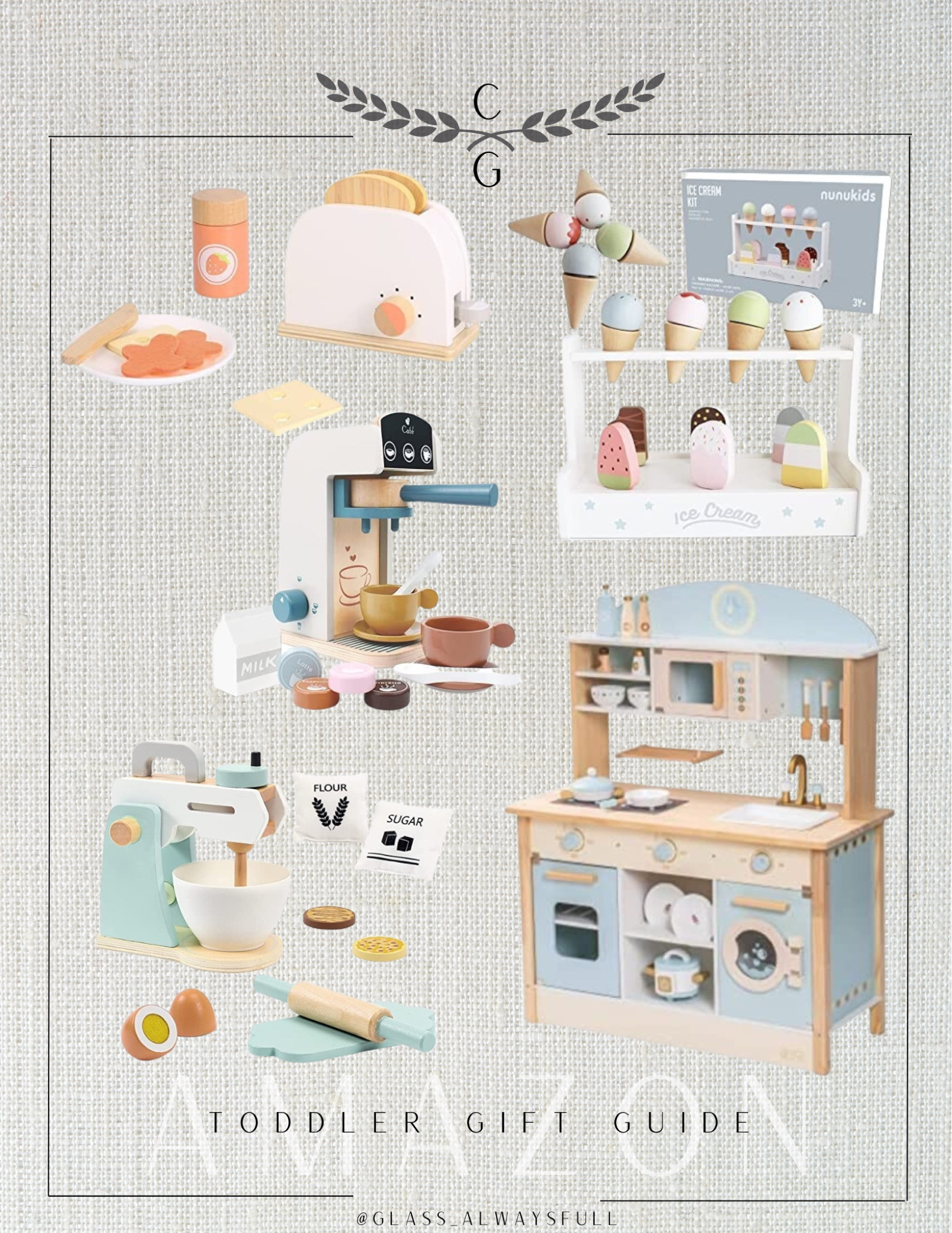 ROBUD Wooden Play Kitchen Set for … curated on LTK