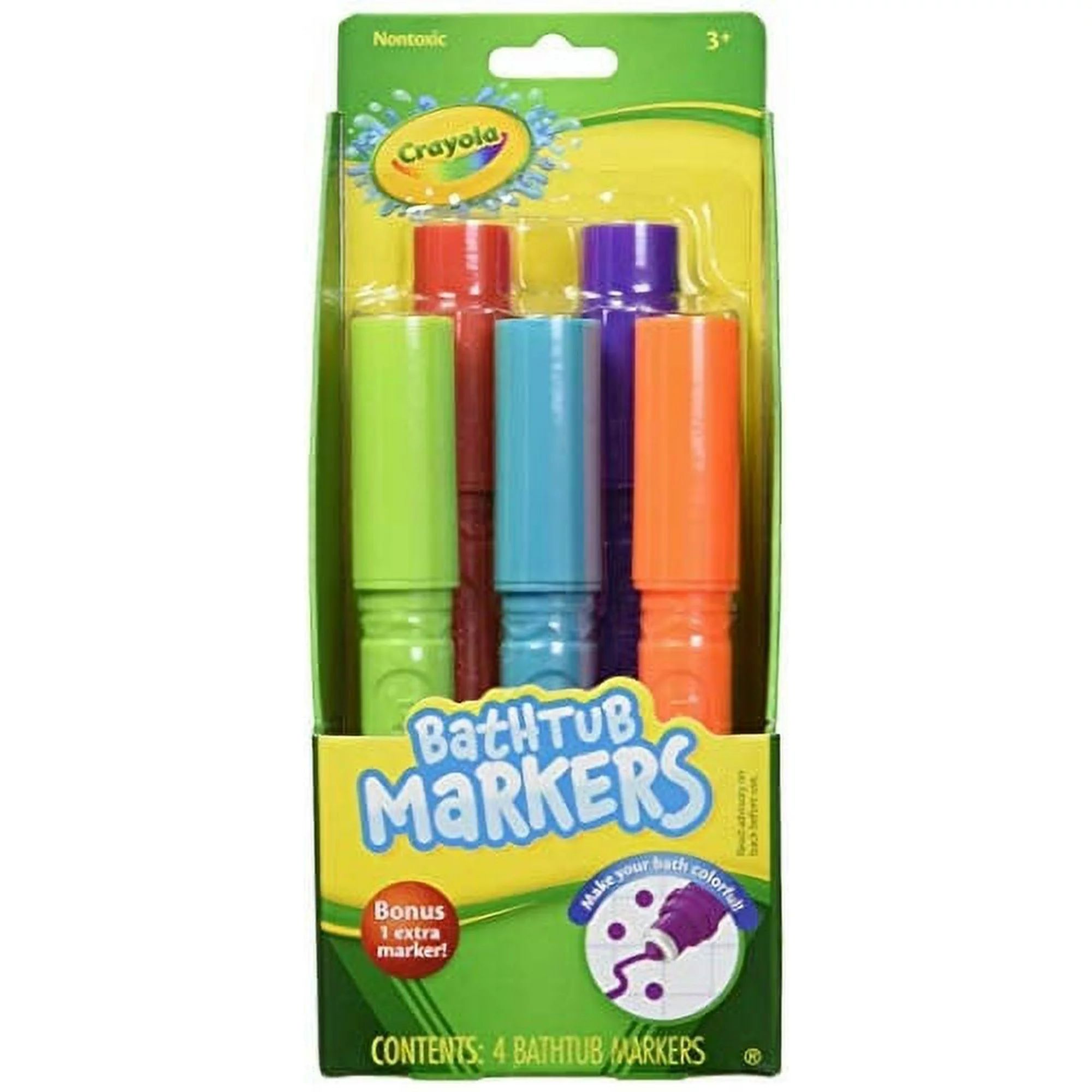 Crayola Bathtub Markers, Assorted Colors 5 each | Walmart (US)