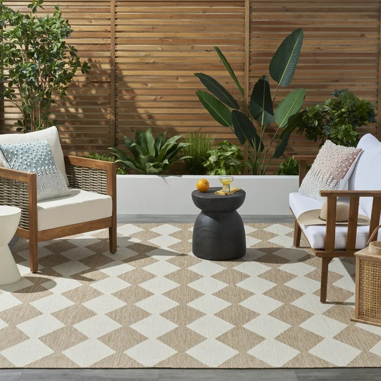 Nourison Positano Indoor/Outdoor Jute 6' x 9' Area Rug (6x9) | Walmart (US)