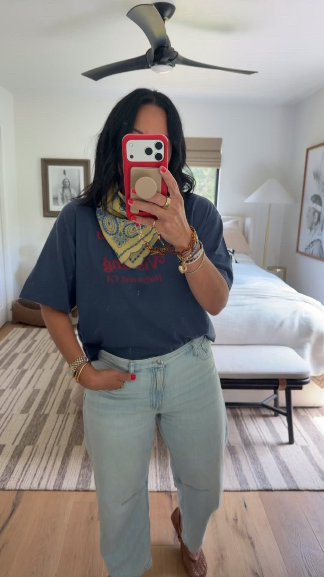 Top size medium, jeans size 29 (I’m a curvy size 8), shoes fit tts.

#LTKMidsize #LTKOver40 #LTKootd