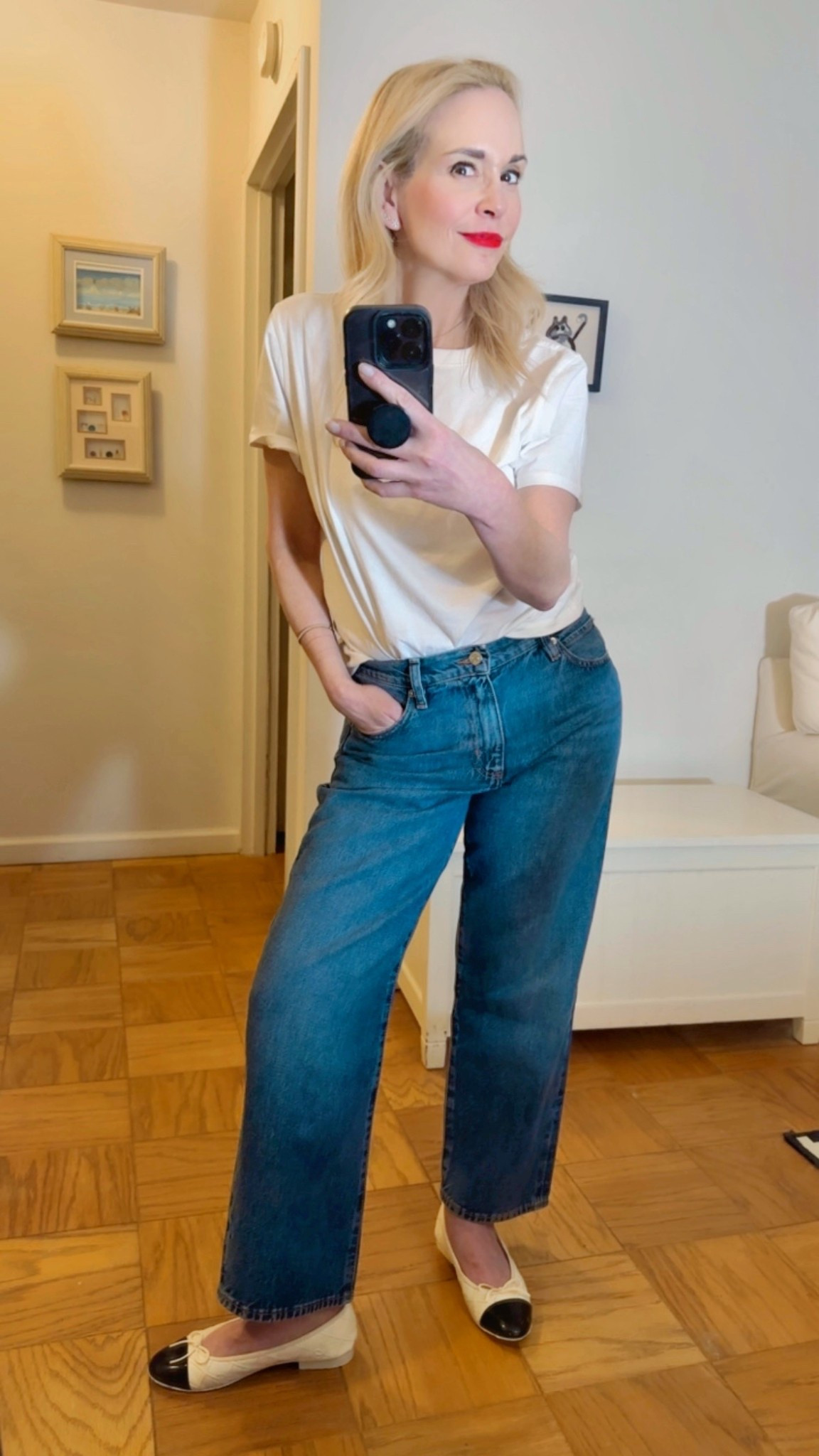 These are on sale. The wash is Decode. 

#LTKPetite #LTKSaleAlert