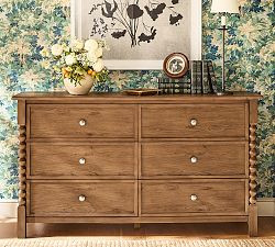 Chris Loves Julia Stacked Ball Wide Dresser (62") | Pottery Barn (US)