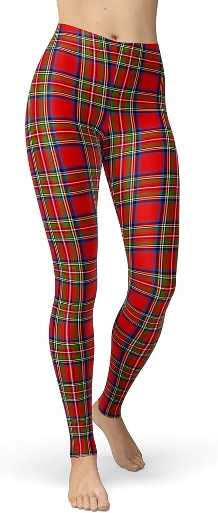 sissycos Women's 80s Leggings Neon Artistic Splash Printed Buttery Soft Stretchy Pants | Amazon (US)