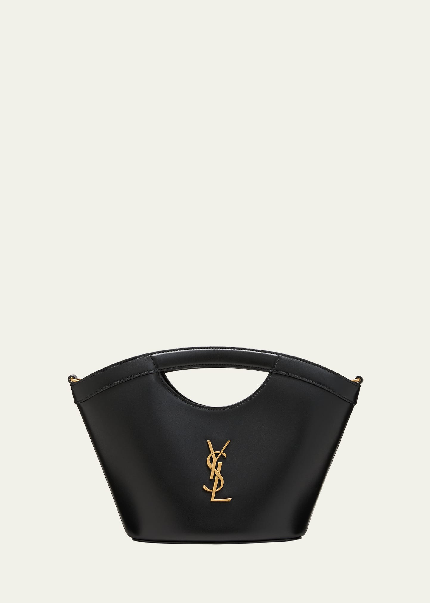 Saint Laurent Mini YSL Top-Handle Bag in Leather | Bergdorf Goodman