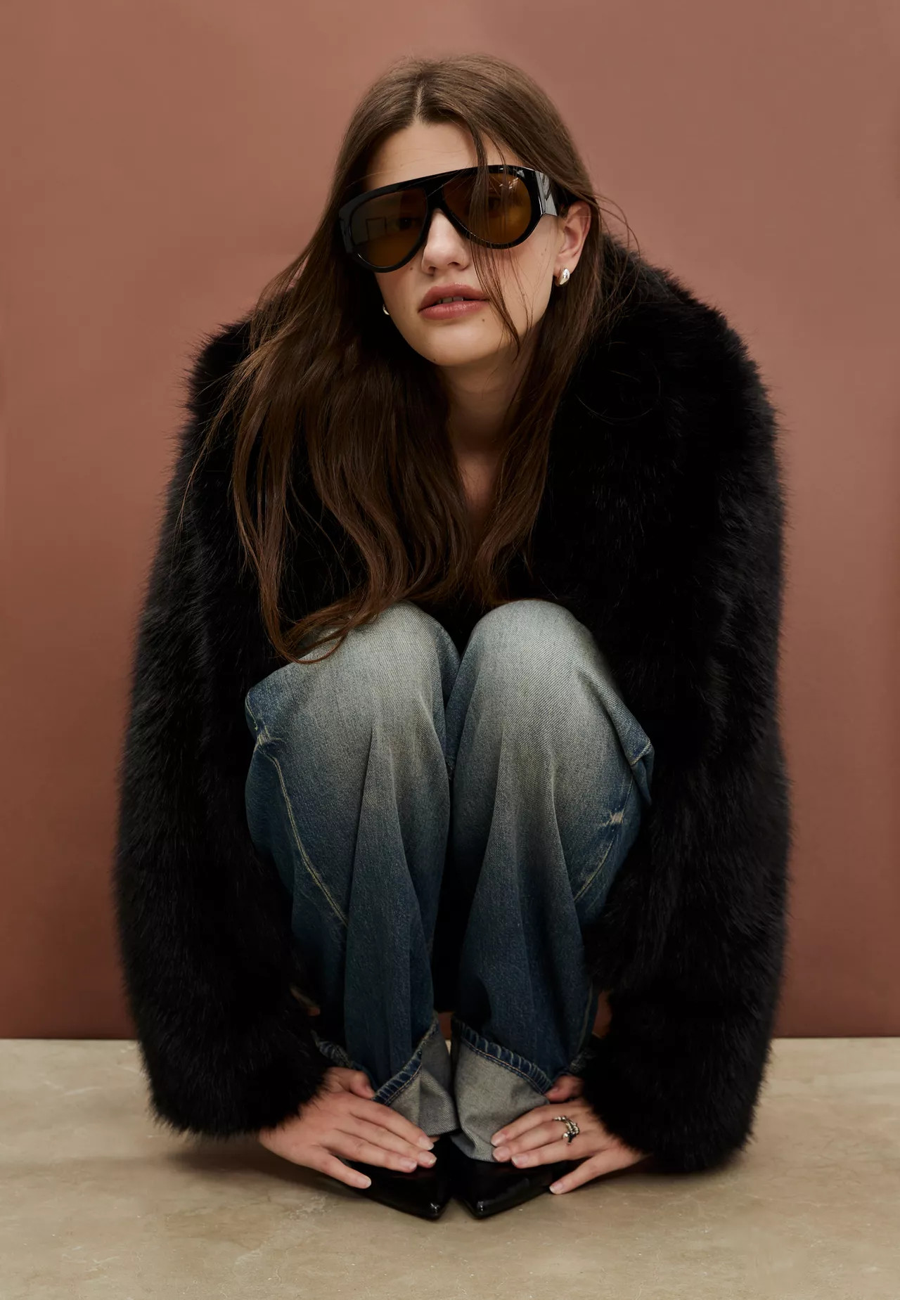 Jacke aus Kunstfell | Stradivarius DE