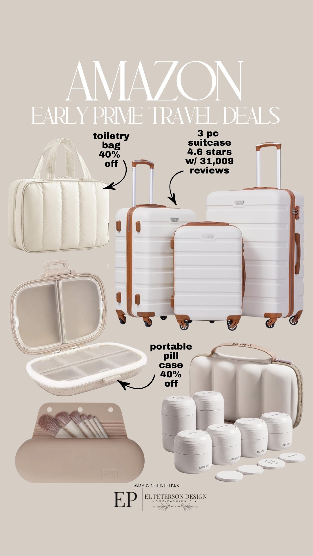 Amazon Early Prime Deals
Pill holder
Toiletry bag
Suitcase
Brush holder

#LTKSaleAlert
