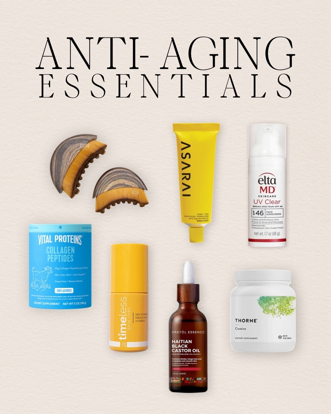 Healthy, glowing skin starts with consistency. ✨ These are the anti-aging essentials my mom has been using and loving, from dermatologist-recommended skincare to collagen, creatine, SPF, vitamin C, and nourishing beauty staples that help support smoother, firmer, healthier-looking skin.

If you’re building an effective anti-aging skincare routine or looking for the best skincare products for mature skin, these are favorites worth checking out. I’ve linked everything in one place to make shopping easy.

Shop the best anti-aging skincare, healthy aging supplements, vitamin C serum, sunscreen, collagen peptides, and beauty essentials below.

#LTKselfcare #LTKOver40 #LTKmorningroutine