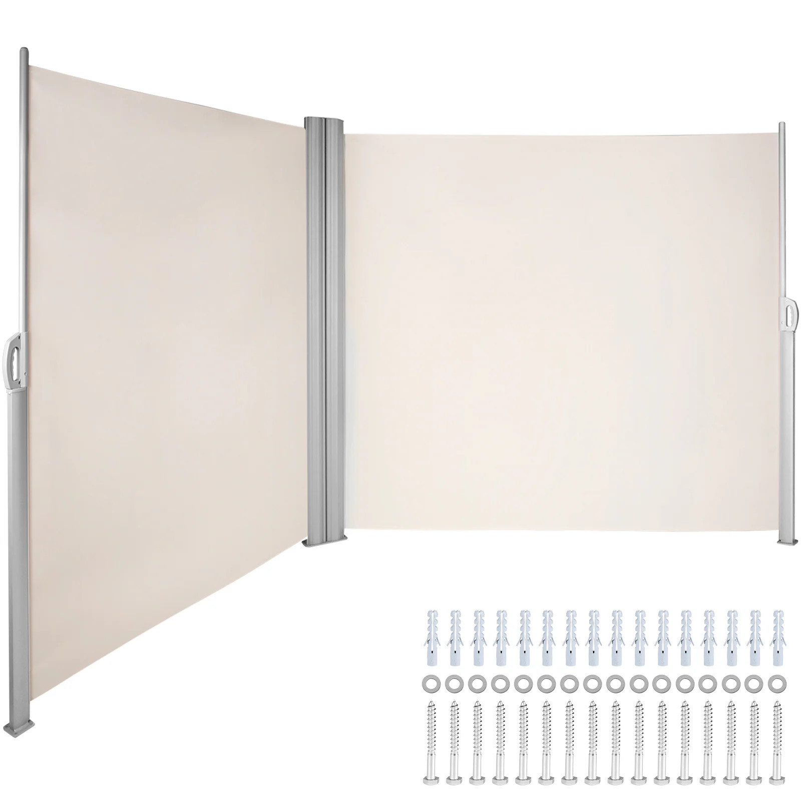 VEVOR 118-in W x 71-in H beige Outdoor Privacy Screen Polyester one_size | ZYPF180X600CMM001V0 | Lowe's