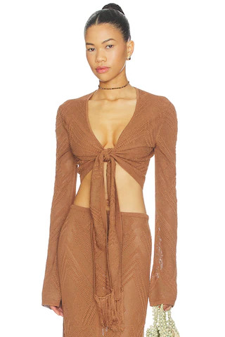 DEVON WINDSOR Vale Top in Almond from Revolve.com | Revolve Clothing (Global)