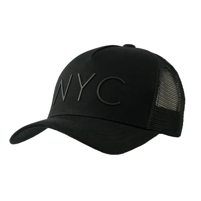 WITHMOONS NYC Hat New York City Mesh Adjustable Baseball Cap TRM1289 (Twoblack) | Walmart (US)