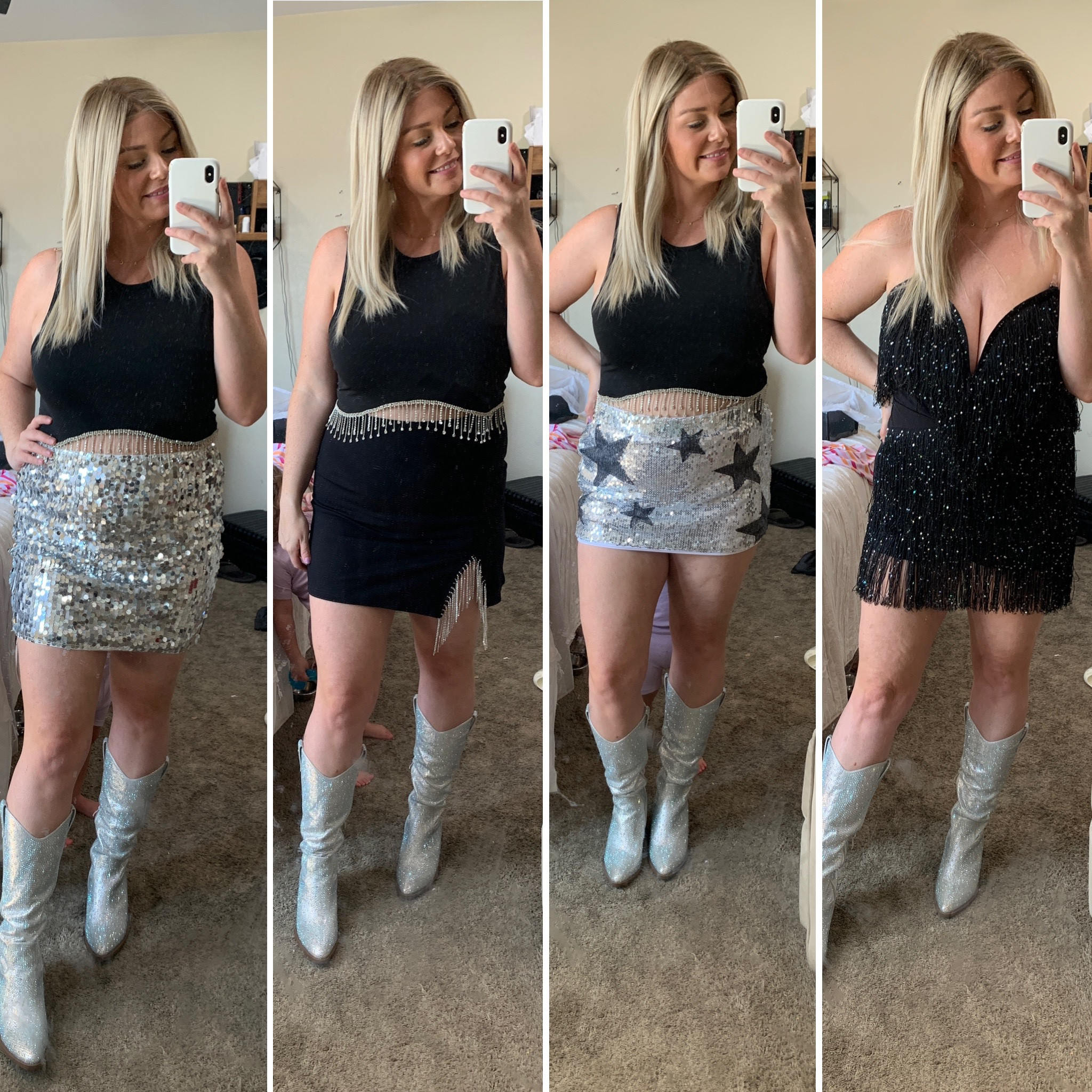rhinestone cowgirl/nashville/country concert outfit ideas #rhinestonecowgirl #nashvilleoutfit #countryconcertoutfit #erastouroutfit