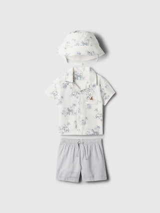 Baby Linen-Cotton Outfit Set | Gap (US)