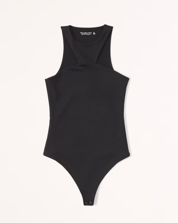 Seamless Fabric High-Neck Bodysuit | Abercrombie & Fitch (US)
