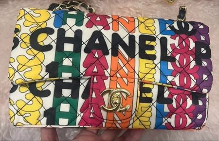 Chanel bag in multi colors, luxe for less. ❤️💚💙🧡💛💜

#LTKitbag #LTKstyletip #LTKeurope